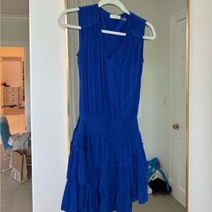 Ramy Brook Royal Blue Smocked Dress